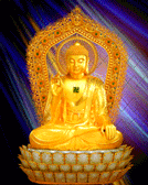 Both Buddha and Bodhisattvas 3D Depth Effect lenticular